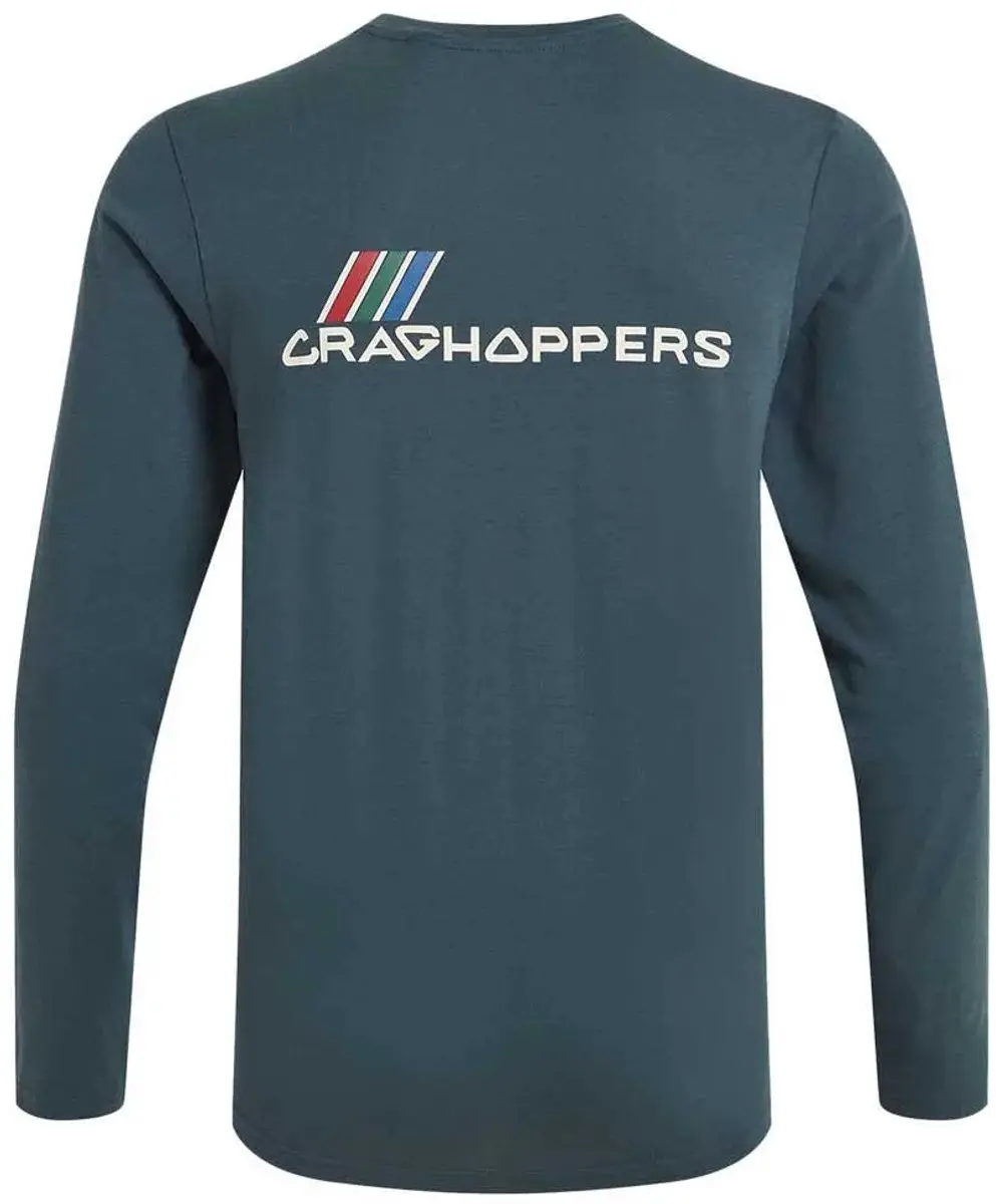 Craghoppers Nosilife Abel T-shirt met lange mouwen - Blauw M - afbeelding 2 van 6