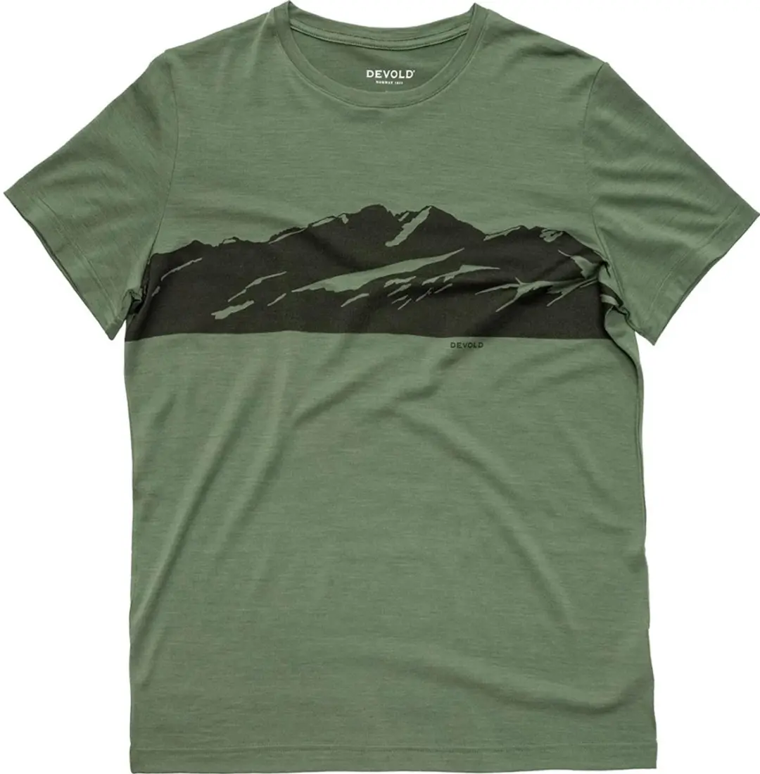 Devold Of Norway View T-shirt Met Korte Mouwen Groen S Man