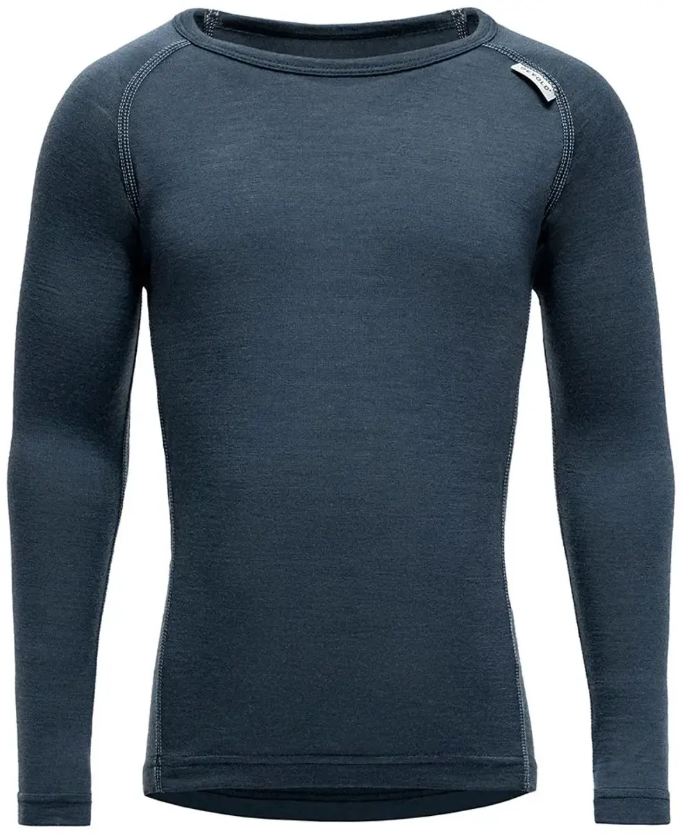 Devold Of Norway Breeze Merino T-shirt Met Lange Mouwen Blauw 6 Years Jongen