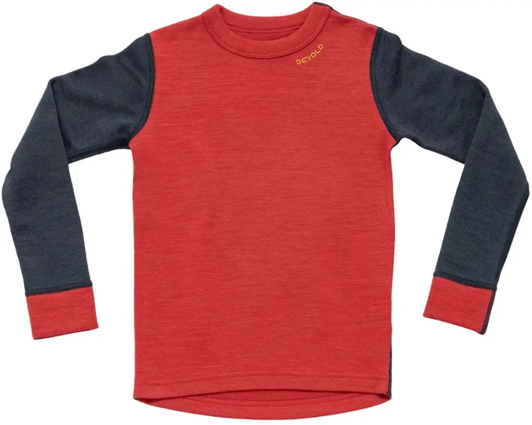 Devold Of Norway Expedition Merino T-shirt Met Lange Mouwen Rood 6 Years Kindere