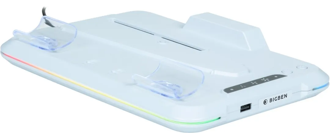Nacon PS5 Slim Oplaadstation - Fan & Stand - Wit