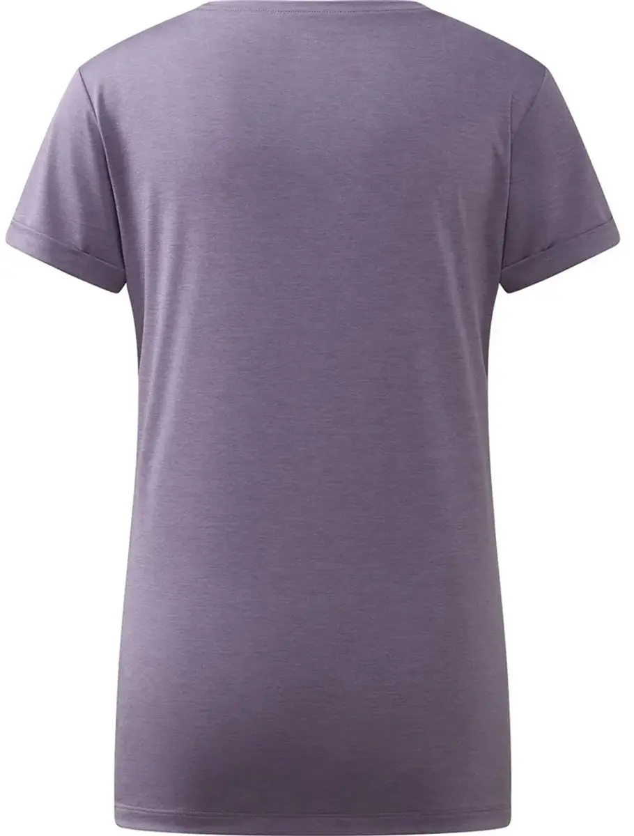 Haglöfs Ridge Hike Dames T-shirt - Purple Fog - S - afbeelding 2 van 4
