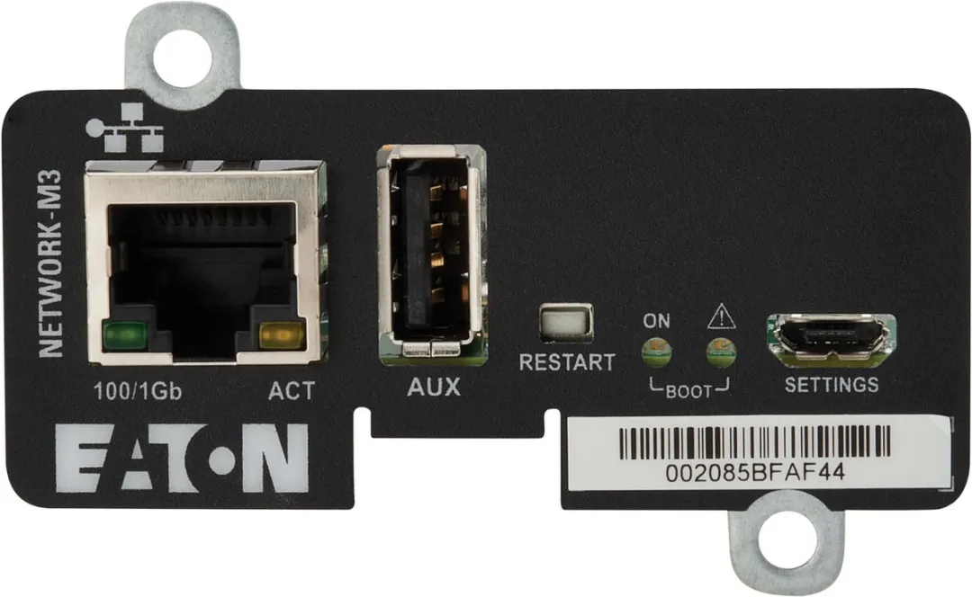 Eaton NETWORK-M3 Netwerkkaart 4x 1000 Mbit/s - Nero