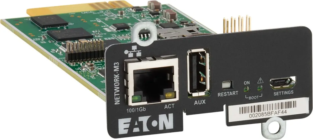 Eaton NETWORK-M3 Netwerkkaart 4x 1000 Mbit/s - Nero