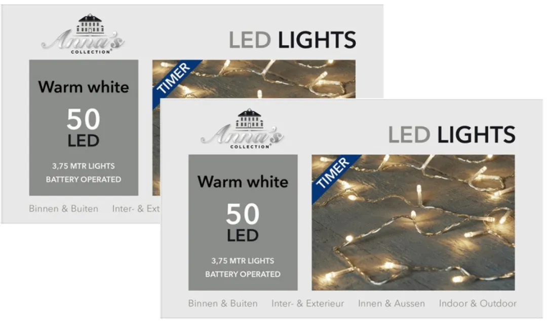 Anna's Collection Kerstverlichting 3x 375cm
