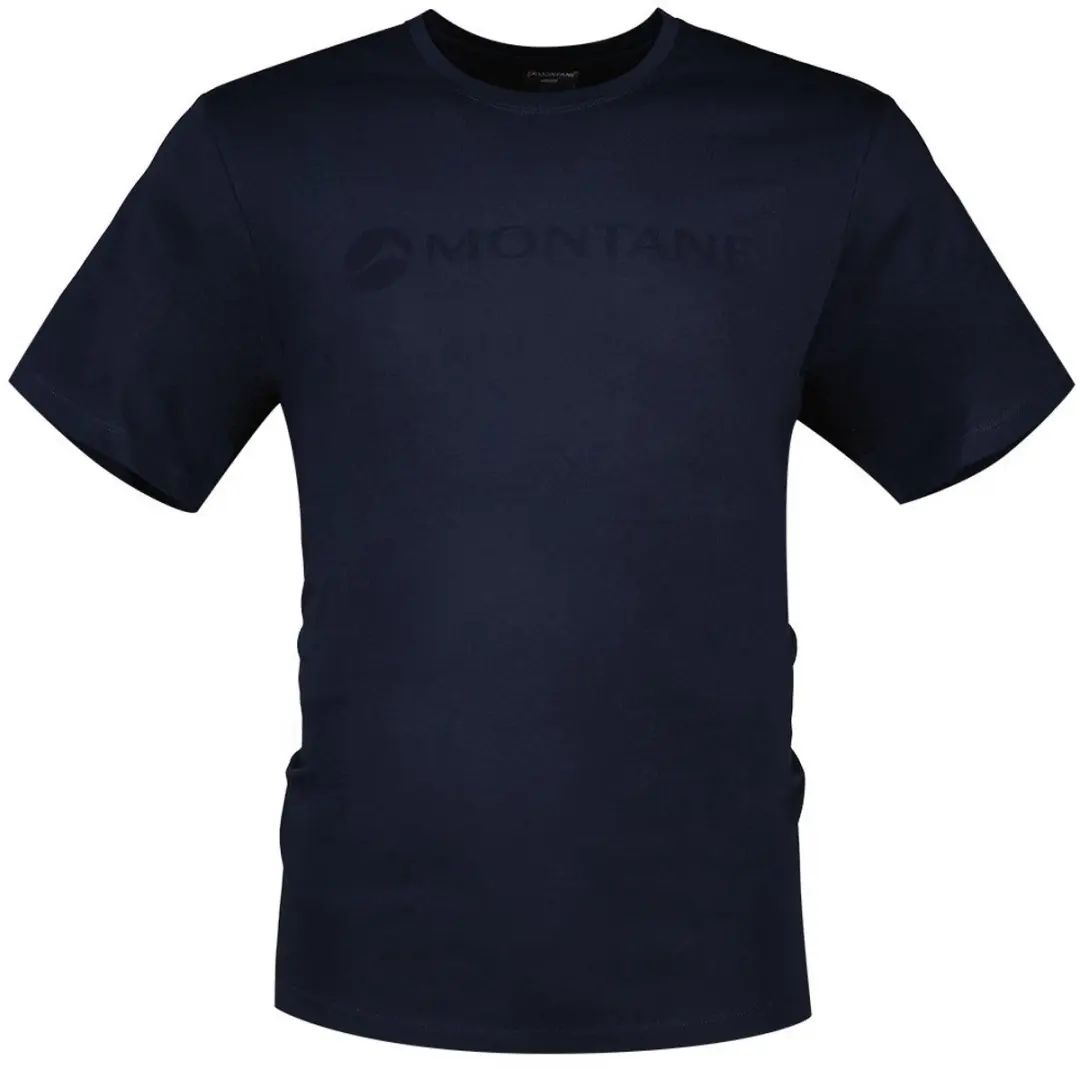 Montane Mono Logo T-shirt Blauw