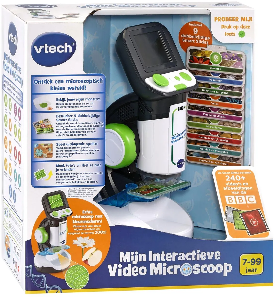 VTech Mijn Interactieve Video Microscoop 580616123 - Multicolor