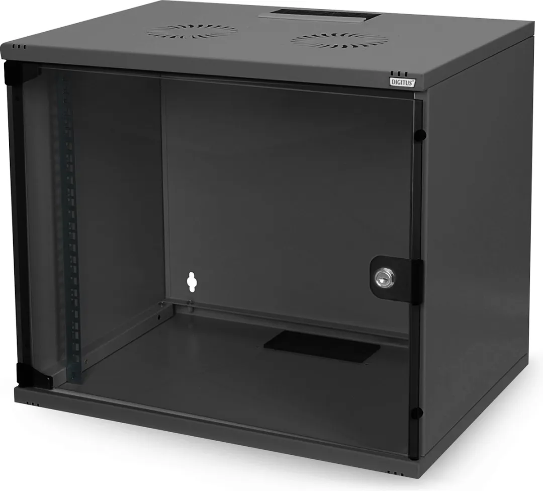 Digitus DN-19 07-U-S-SW Wandkast 19" 7HE - 540x370x400mm Zwart