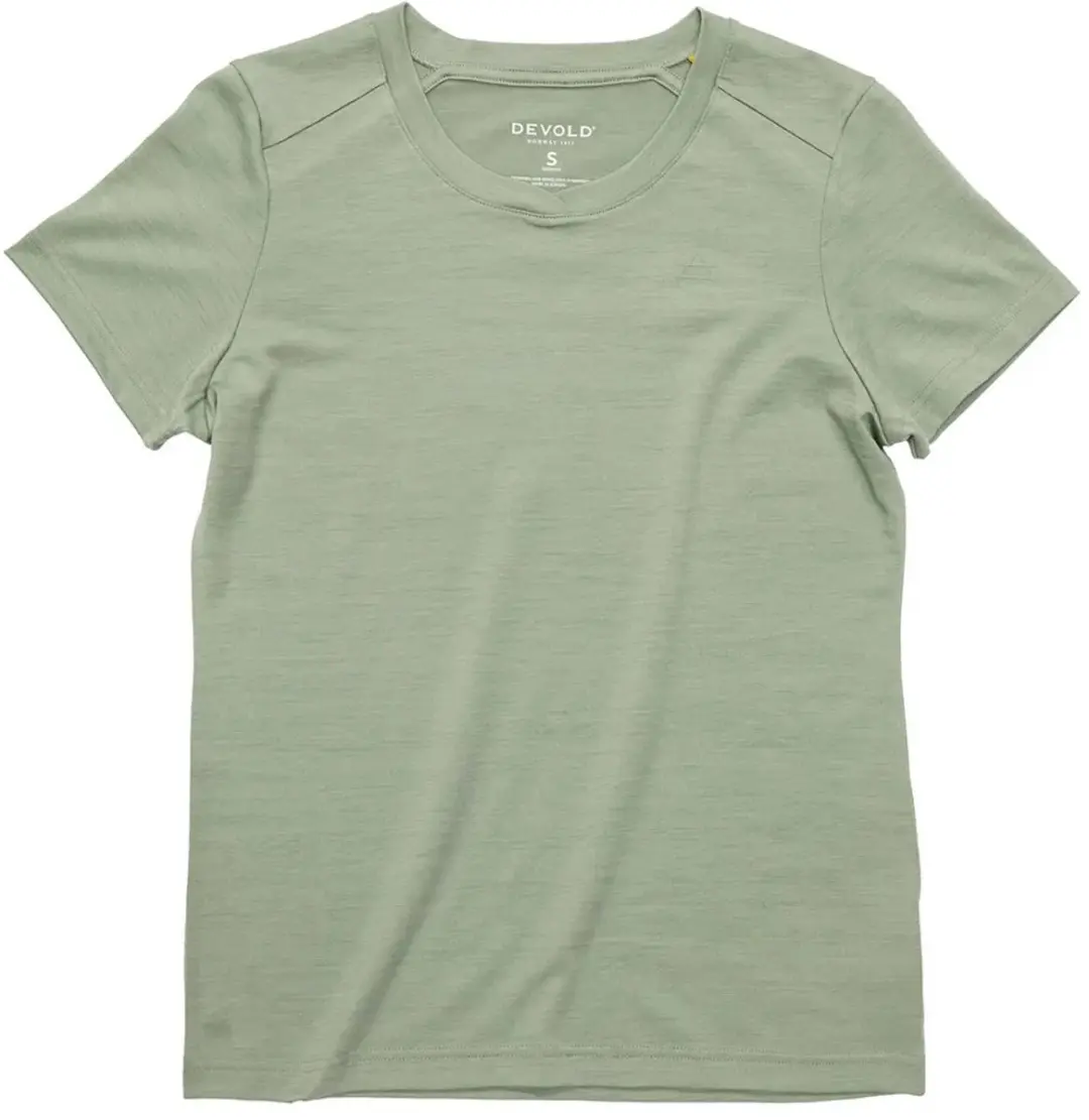 Devold Of Norway Premium T-shirt Met Korte Mouwen Groen S Vrouw