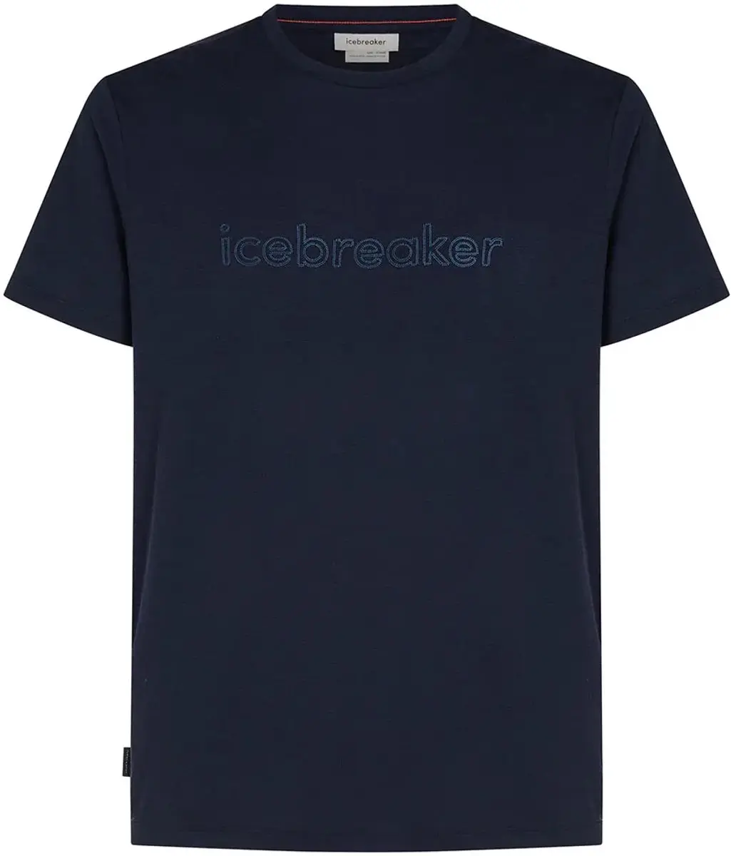 Icebreaker 150 Tech Lite Ibstitchline T-shirt - Navy - XL - afbeelding 3 van 3