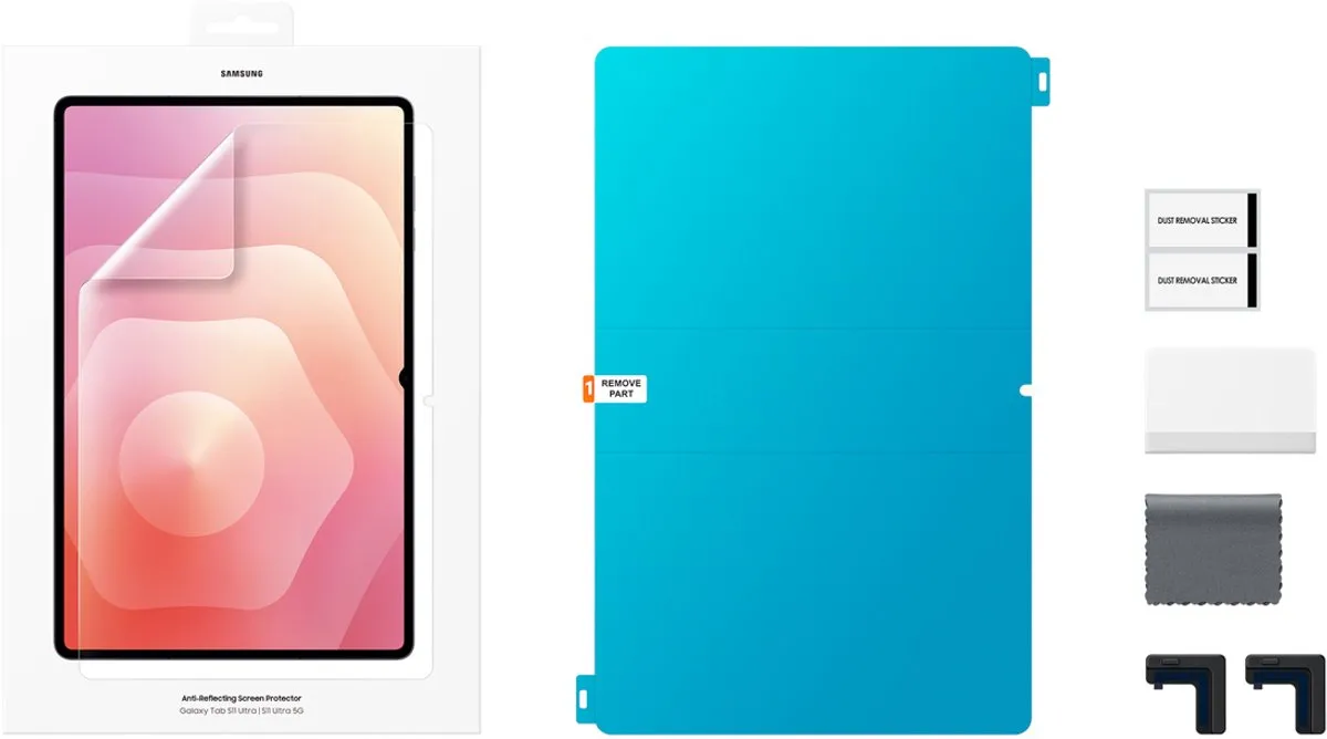 Samsung Galaxy Tab S11 Ultra EF-UX930CTEGWW Schermbeschermer - Anti-reflecterend - Transparant