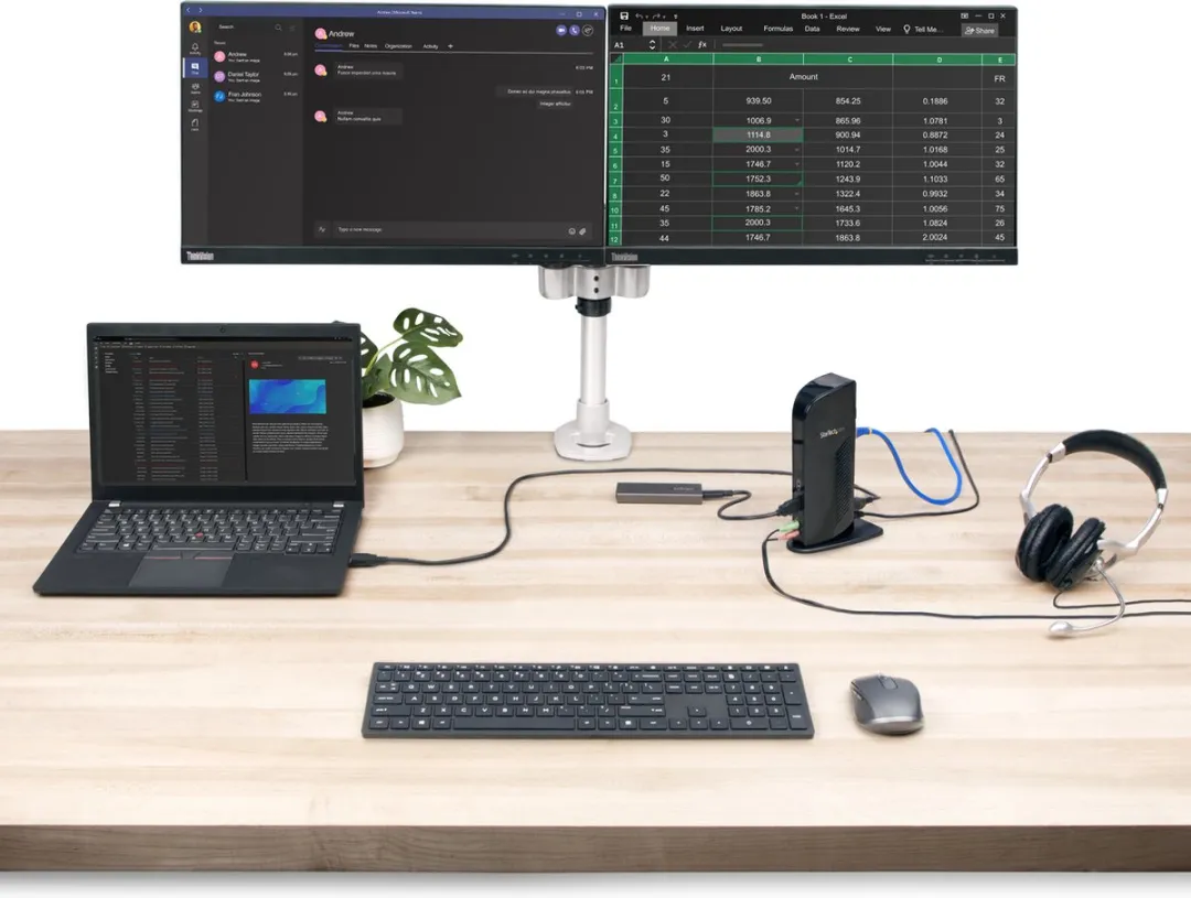 Startech USB3SDOCKHD USB 3.0 Dockstation - Zwart - afbeelding 2 van 6