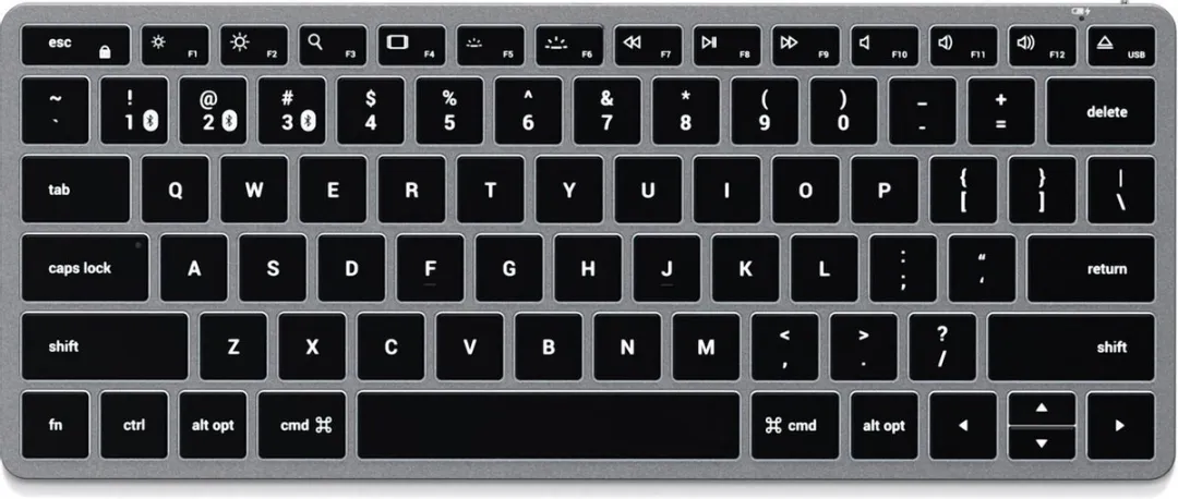 Satechi Slim X1 ST-BTSX1S Bluetooth Toetsenbord - Grijs