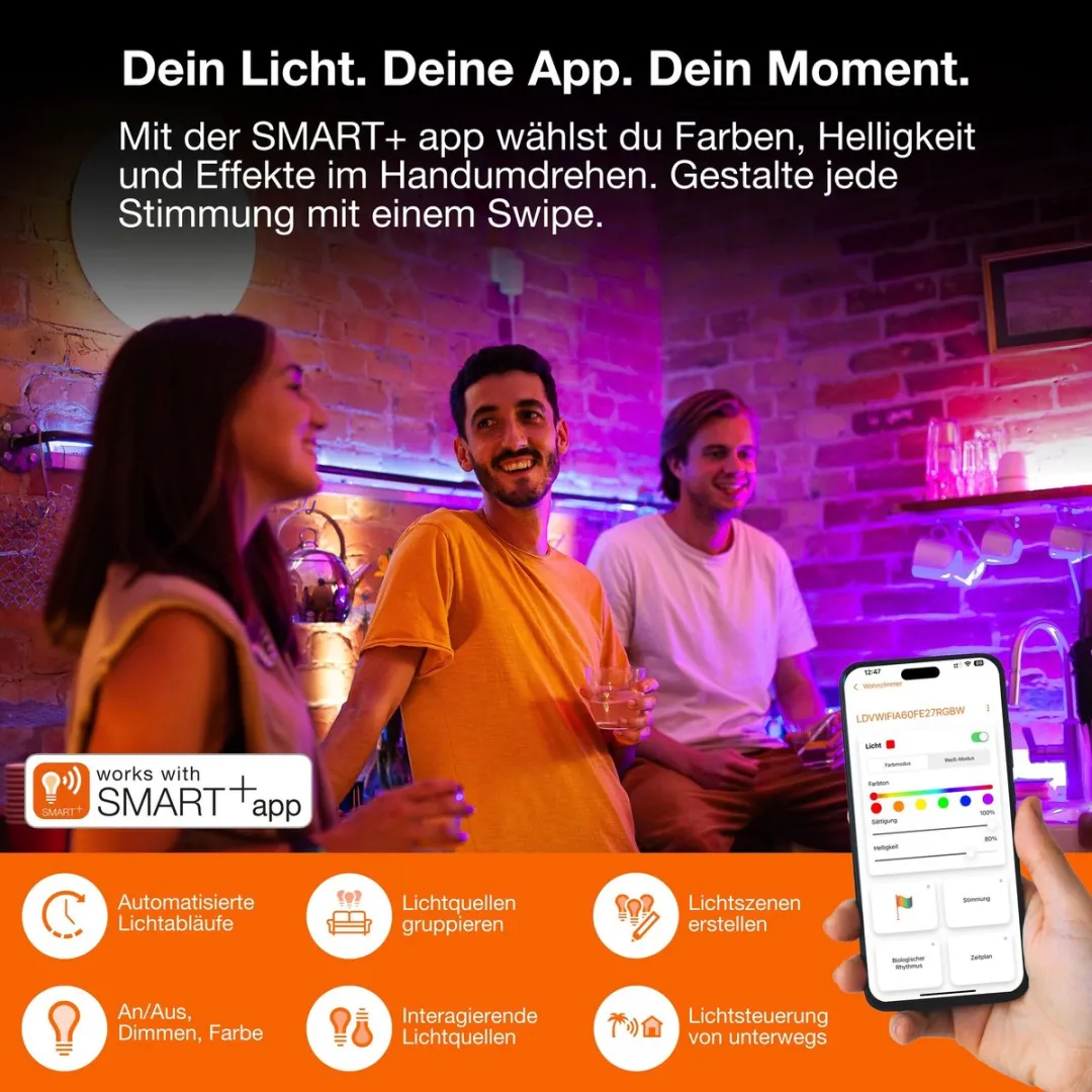 Osram Smart+ Wifi Planon Magic LED Paneel 24W - 2400lm - RGBW