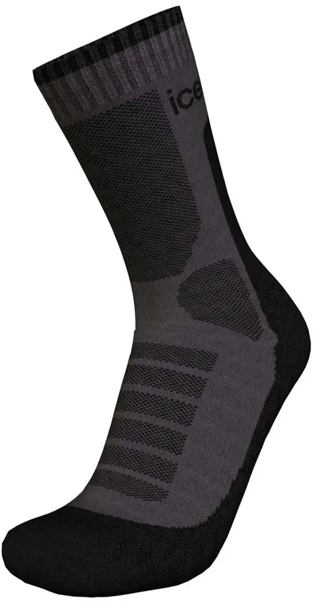 Icebreaker Merino Hike+ Heavy Crew Sokken Zwart EU 41-43 Vrouw