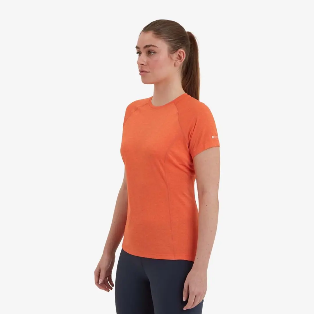 Montane Dart Dames T-Shirt - Tigerlily - afbeelding 4 van 6