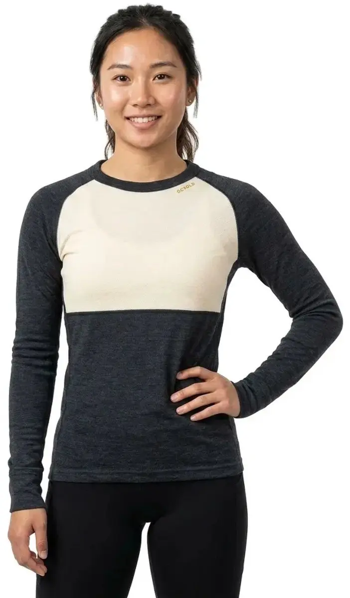 Devold Of Norway Expedition Merino Silk T-shirt Met Lange Mouwen Zwart M Vrouw