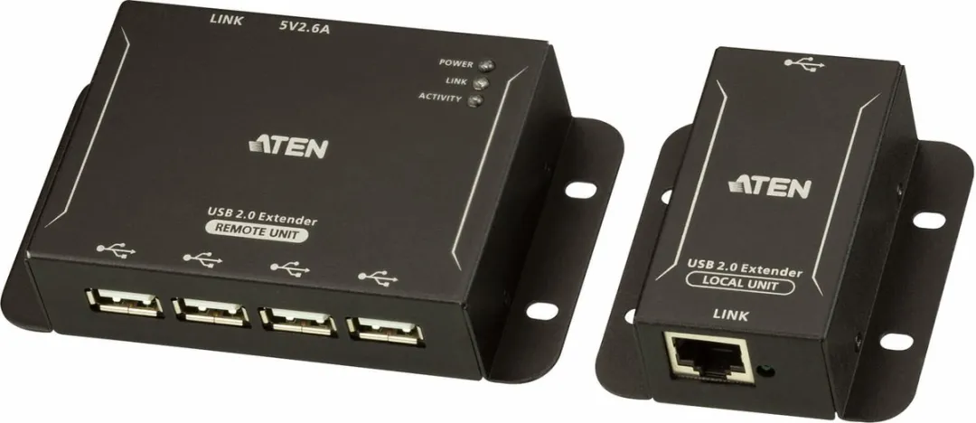 Aten UCE3250-AT-G USB Cat5 Extender - 50m - 4x USB - Kleurenmix