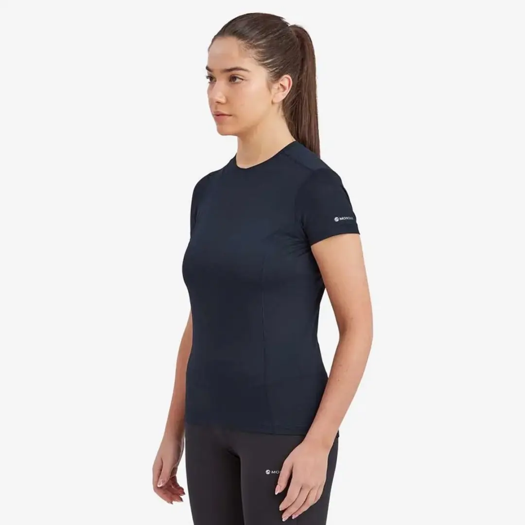 Montane Dart Lite Dames T-shirt - Eclipse Blue - M - afbeelding 3 van 4
