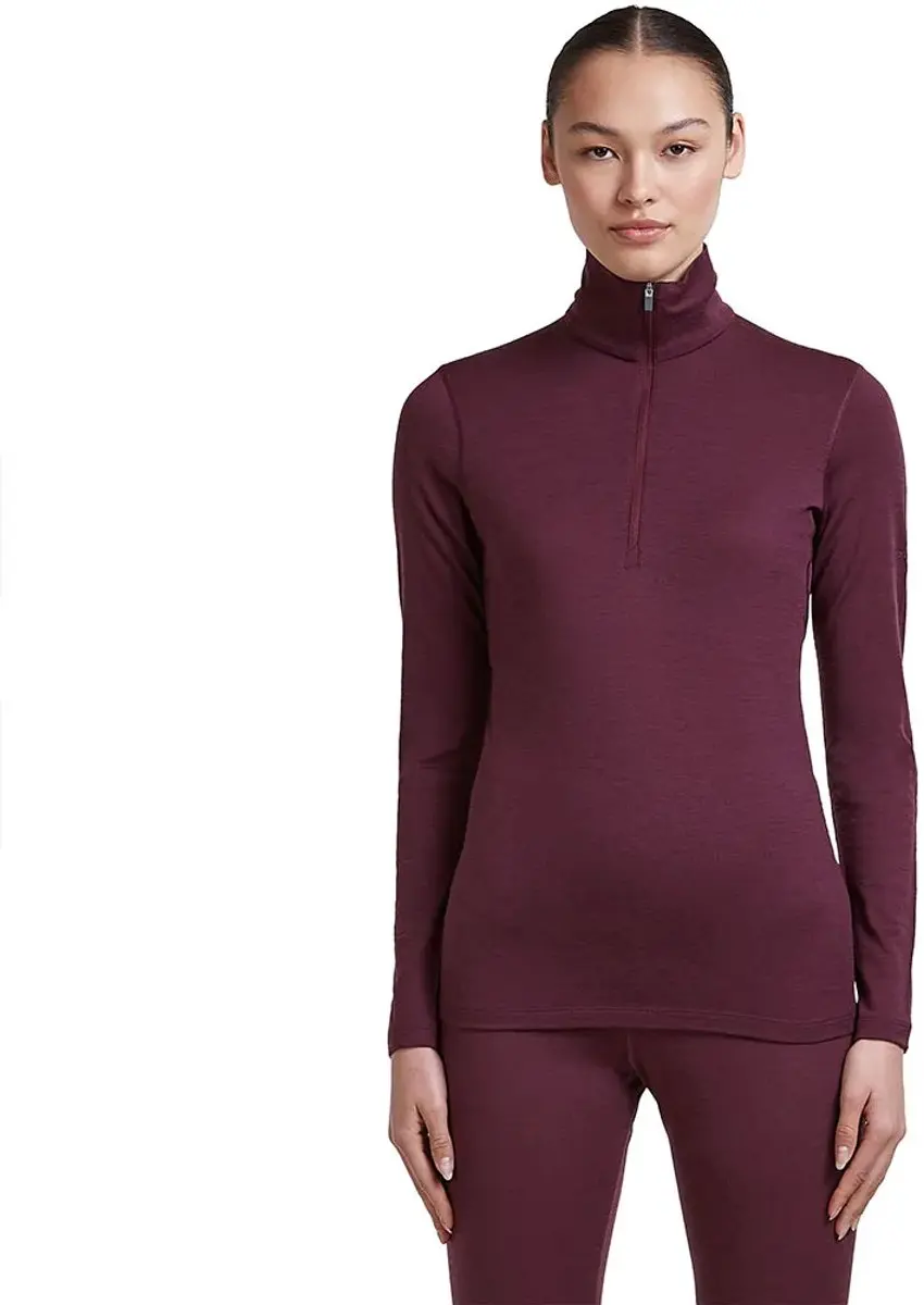 Icebreaker 200 Oasis Half Zip Dames T-shirt