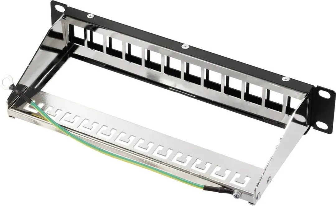 Renkforce RF-4996626 Patchpaneel 12 Poorten - 1 HE - Zwart