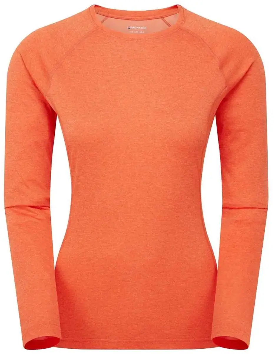 Montane Dart Dames Longsleeve T-shirt - Tigerlily - afbeelding 6 van 6
