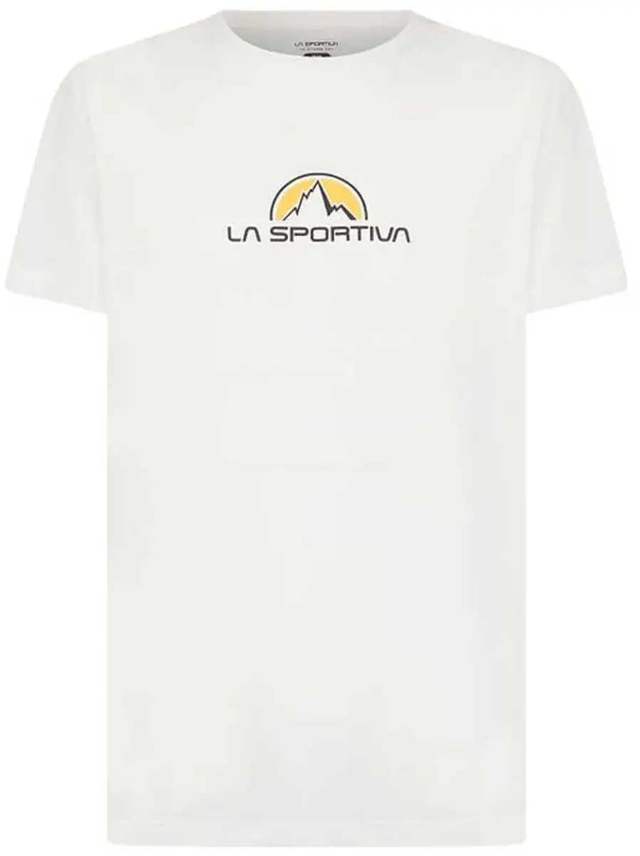 La Sportiva Brand T-shirt Met Korte Mouwen Wit M Man