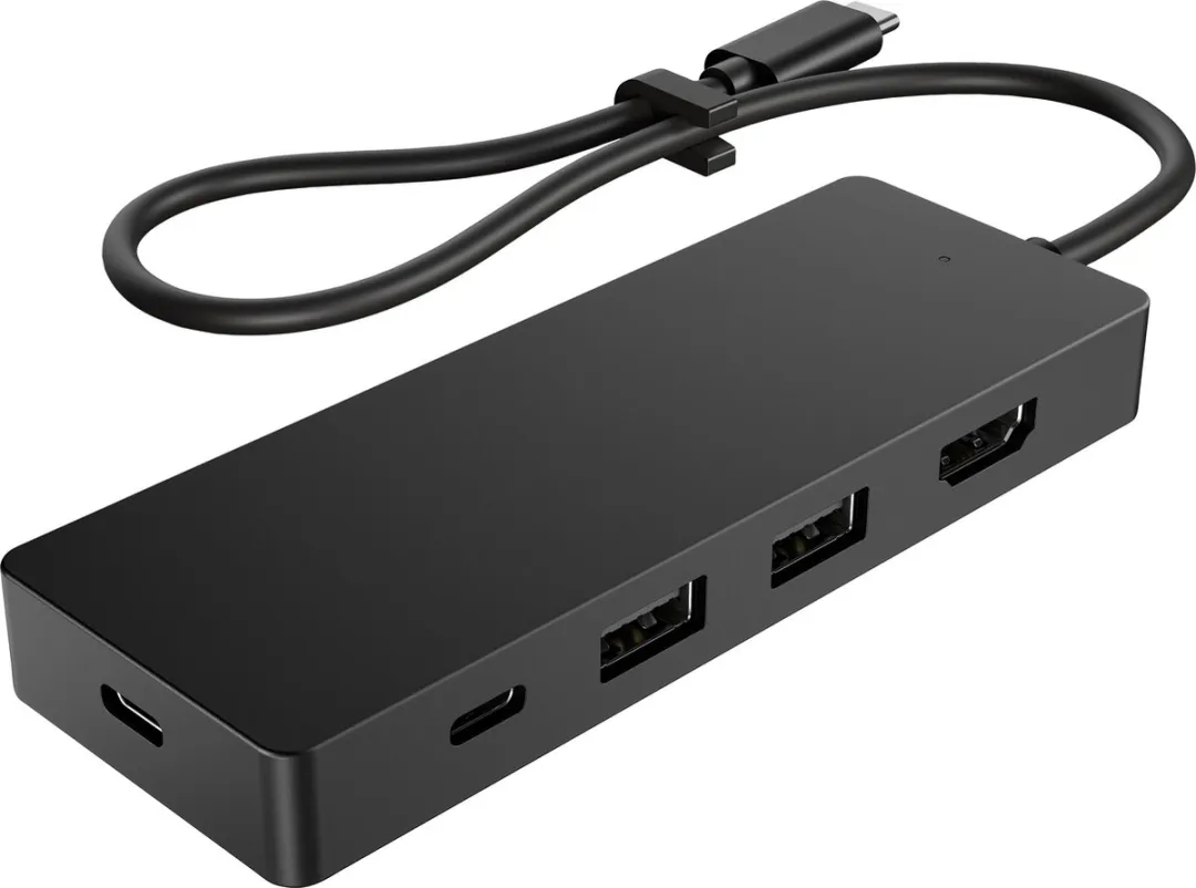 HP USB-C Travel Hub G3 86T46AA - Zwart