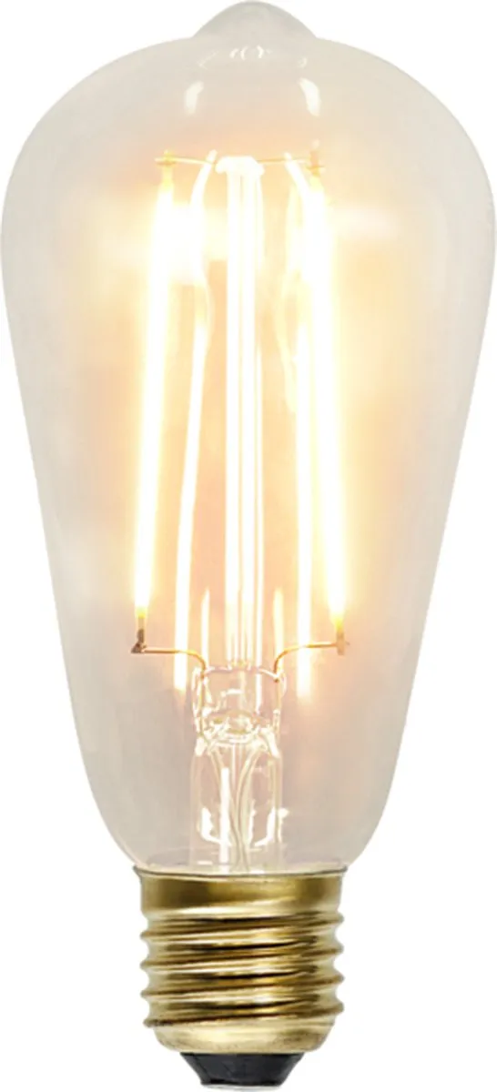 Star Trading Druppel-Edison Lamp E27 2.3W