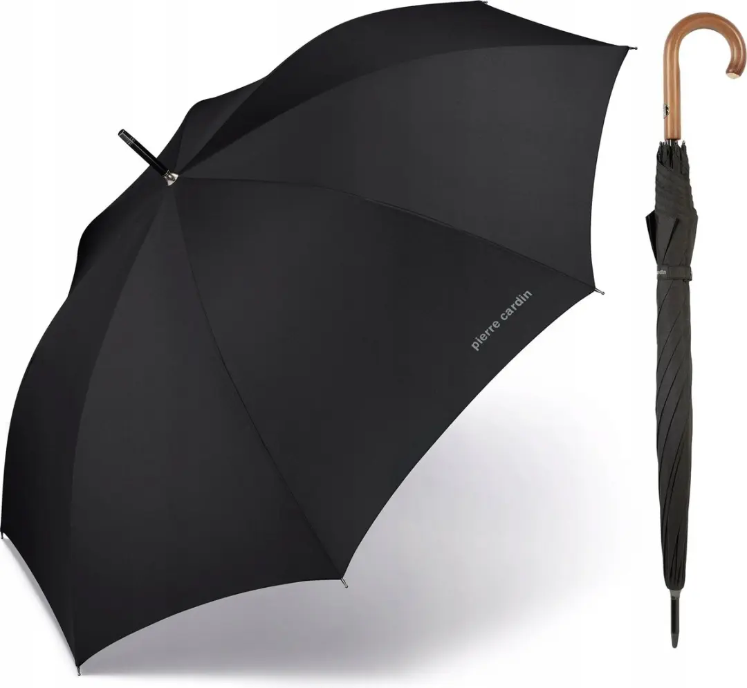 Pierre Cardin Golf AC Lange Automatische Paraplu Zwart