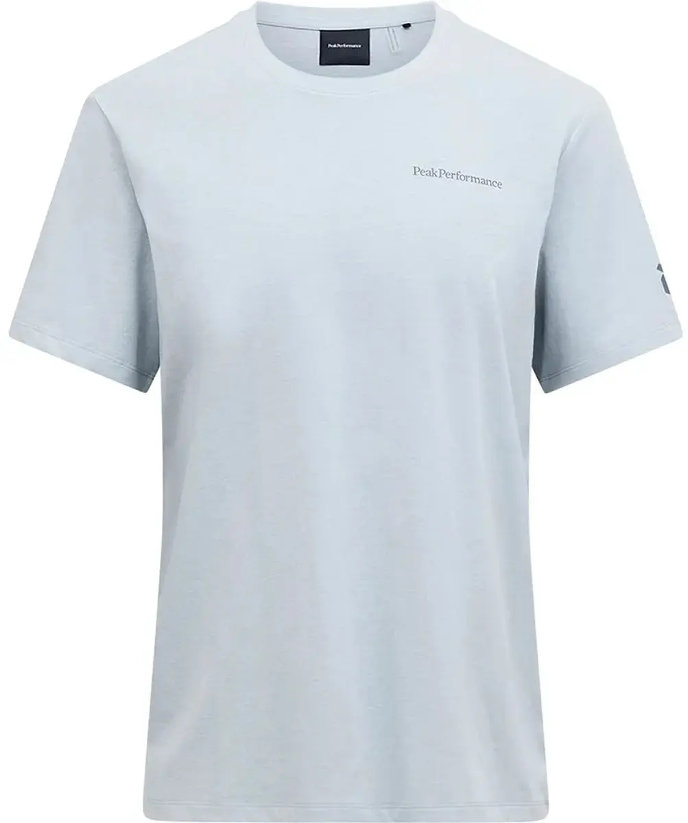 Peak Performance Explore Logo T-shirt Met Korte Mouwen Blauw XL Man