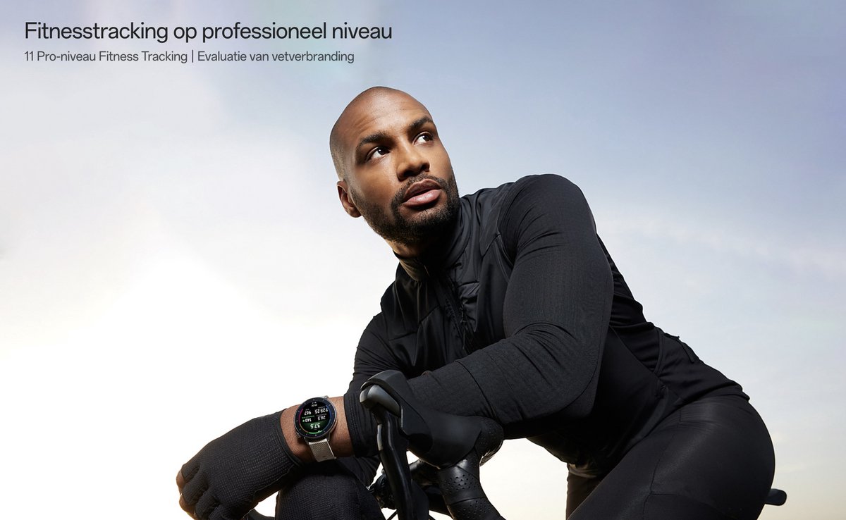 OnePlus Watch 3 43mm - Black Steel