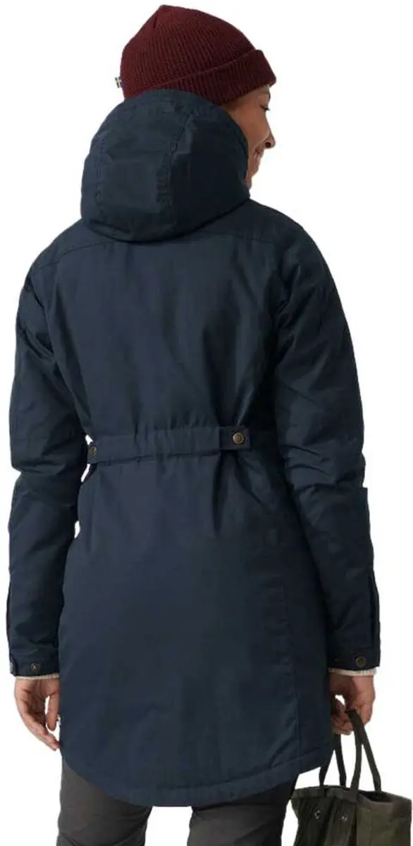 Fjällräven Kiruna Padded Parka Dames Outdoorjas - Dark Navy - afbeelding 3 van 6