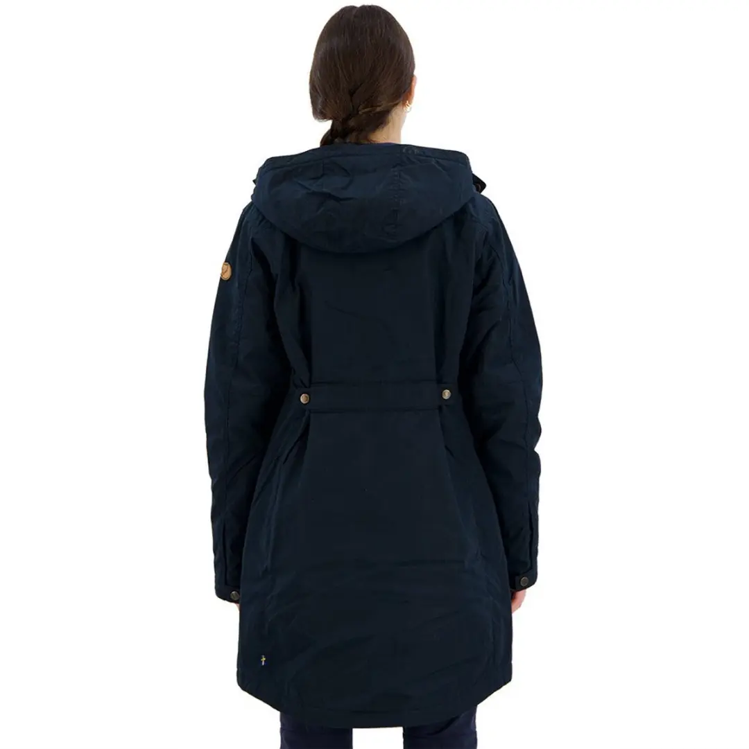 Fjällräven Kiruna Padded Parka Dames Outdoorjas - Dark Navy - afbeelding 2 van 6