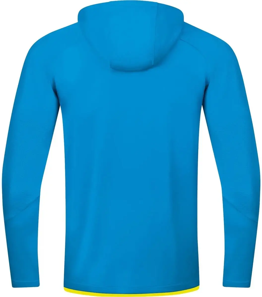 JAKO Challenge Junior Jas met Capuchon - Blauw - 140 - afbeelding 2 van 4