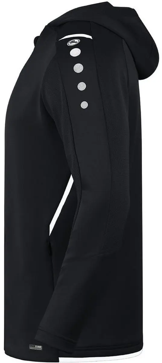 JAKO Challenge Jacket Jas met Capuchon - Zwart - 128 - afbeelding 3 van 4