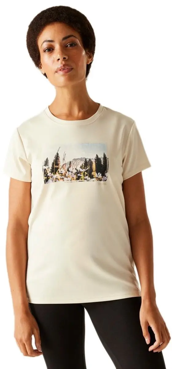 Regatta Fingal Ix T-shirt Met Korte Mouwen Beige 34 Vrouw