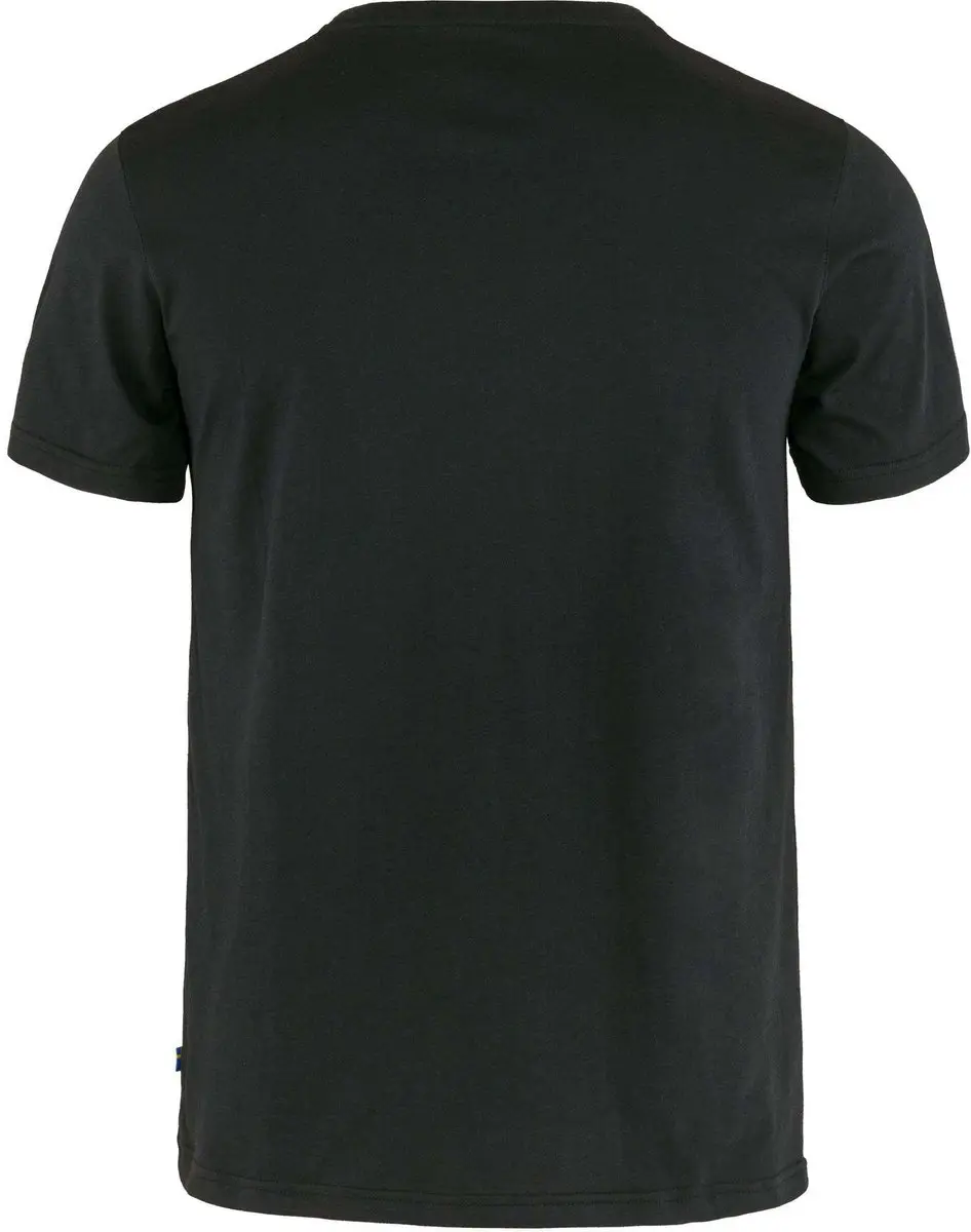 Fjällräven Logo T-shirt Heren - Zwart - S - afbeelding 2 van 2