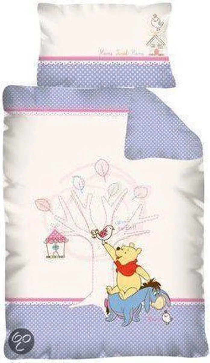 Disney Dekbed Dekbedovertrek poeh ledikant bird 100 x135 cm