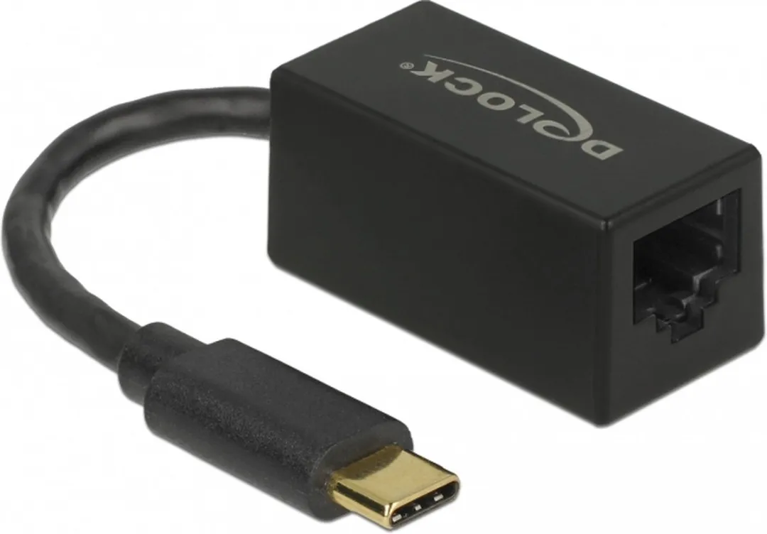 Delock 66043 USB-C naar Gigabit LAN Adapter