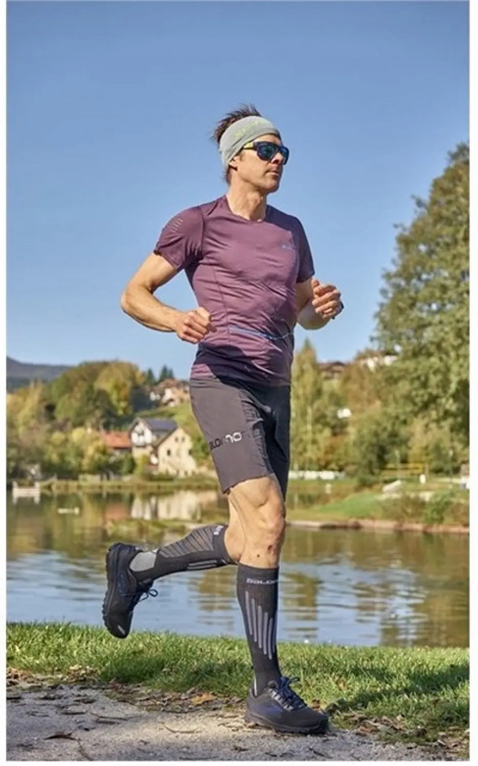 Salomon Compression Hardloop Sokken CoolMax Marathon 39-41