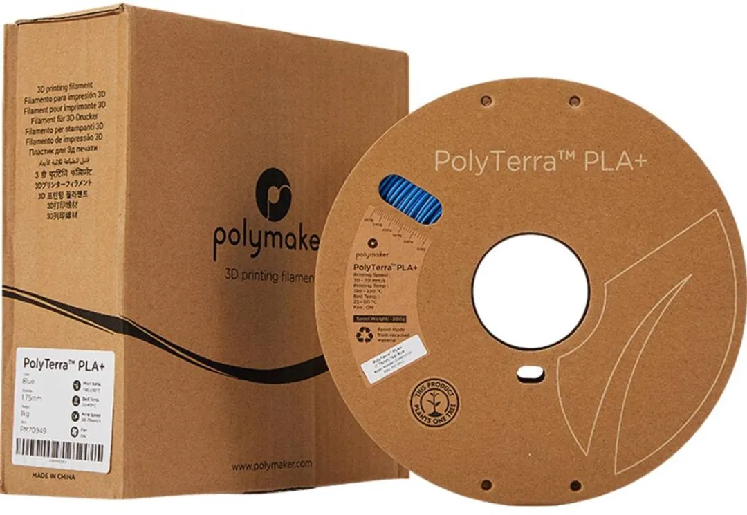 Polymaker PM70949 PLA+ Filament 1.75mm 1000g - Blauw