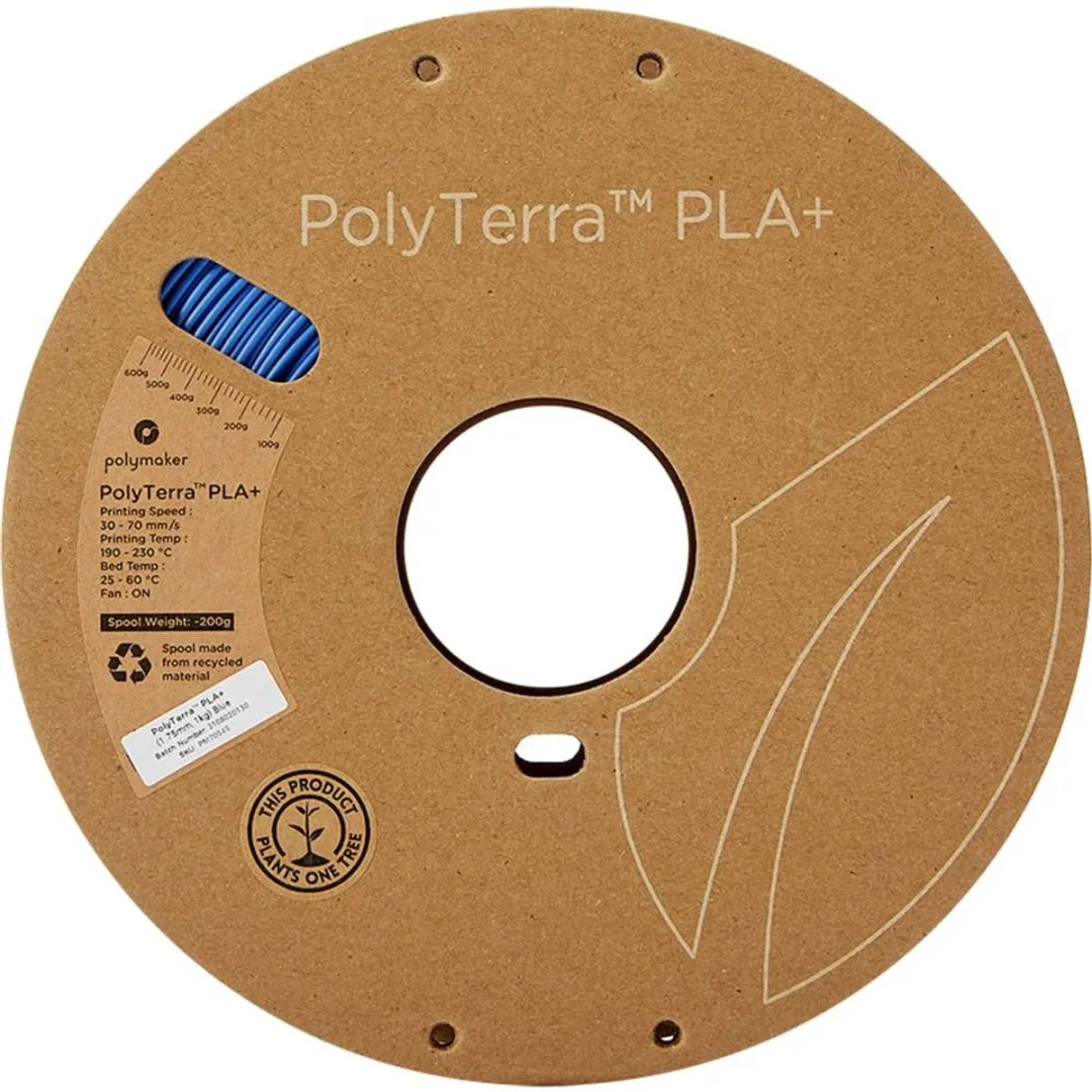 Polymaker PM70949 PLA+ Filament 1.75mm 1000g - Blauw