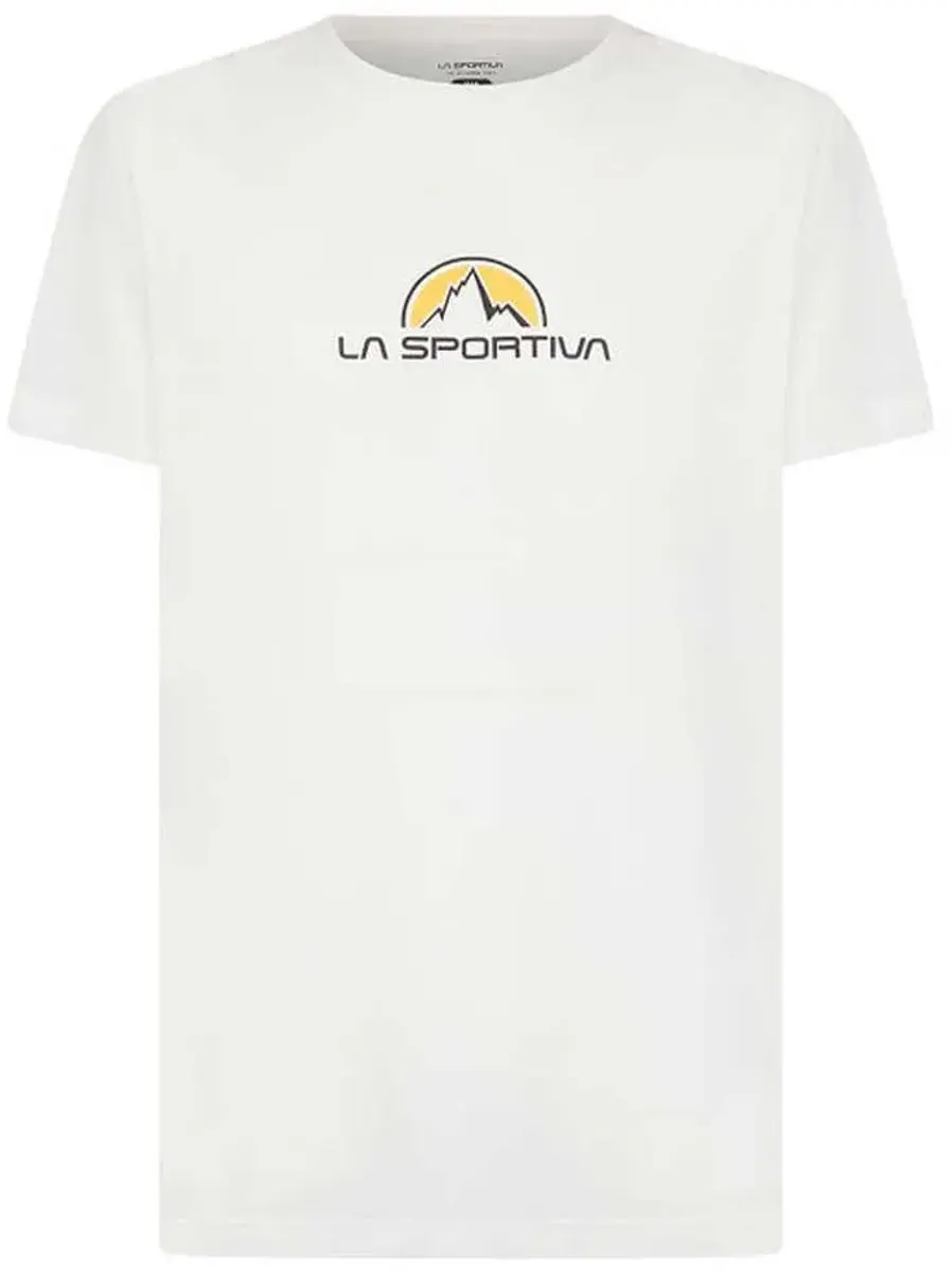 La Sportiva Brand T-shirt Met Korte Mouwen Wit S Man
