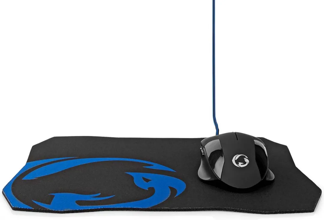 Nedis GMMP110BK Gaming Muis & Muismat Set
