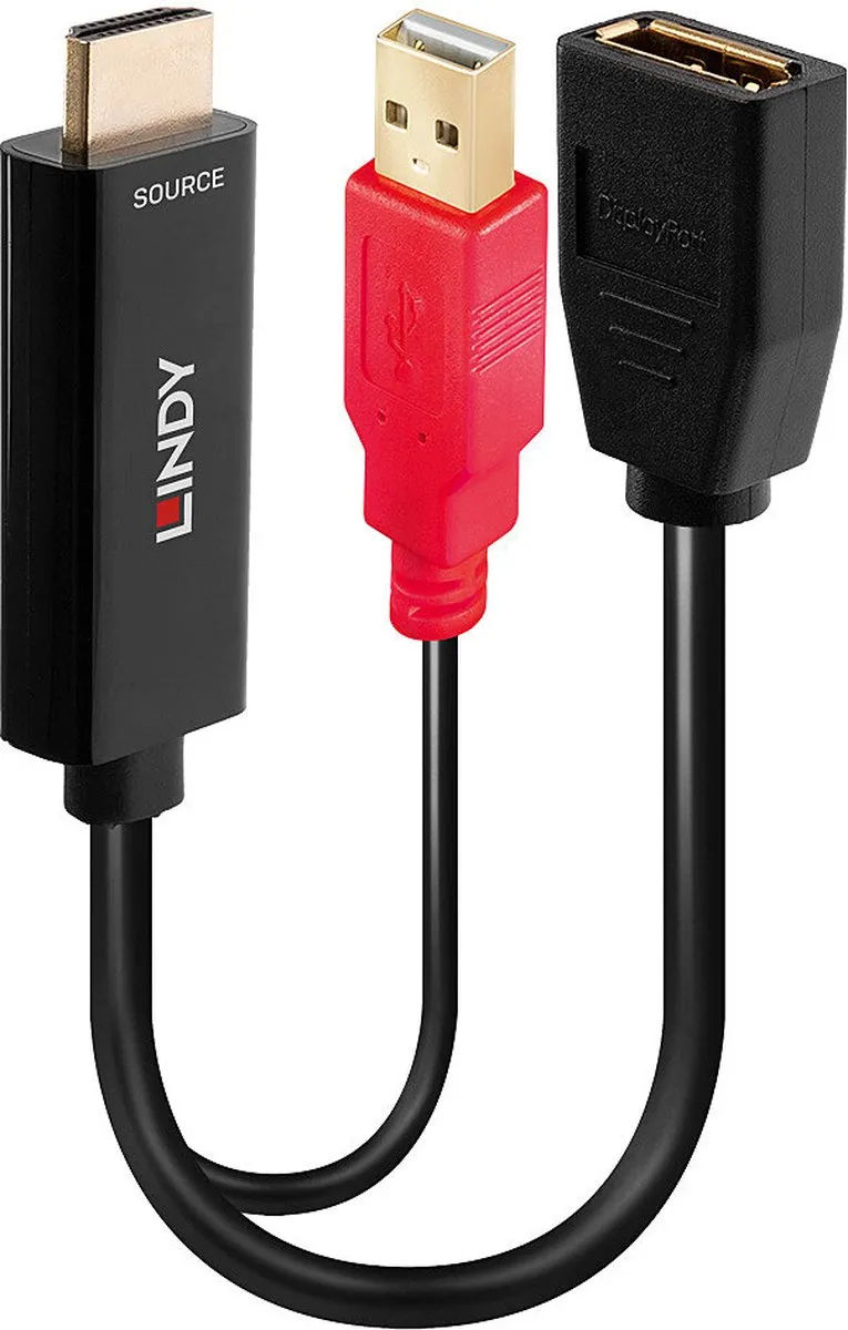 Lindy 38289 HDMI/USB naar DisplayPort Converter