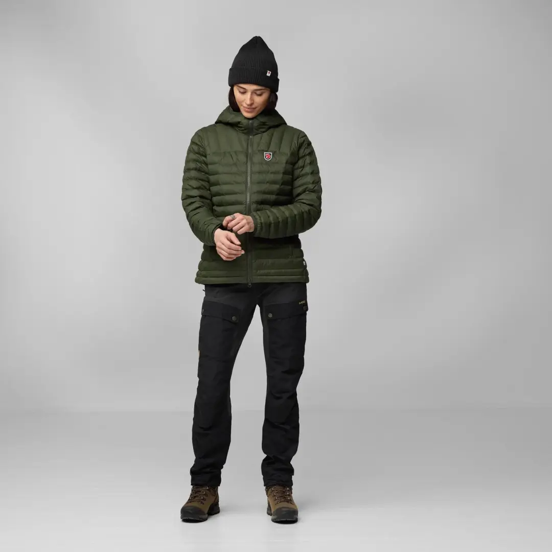FJALLRAVEN Expedition Latt hoodie W 86120 550 black M - afbeelding 6 van 6