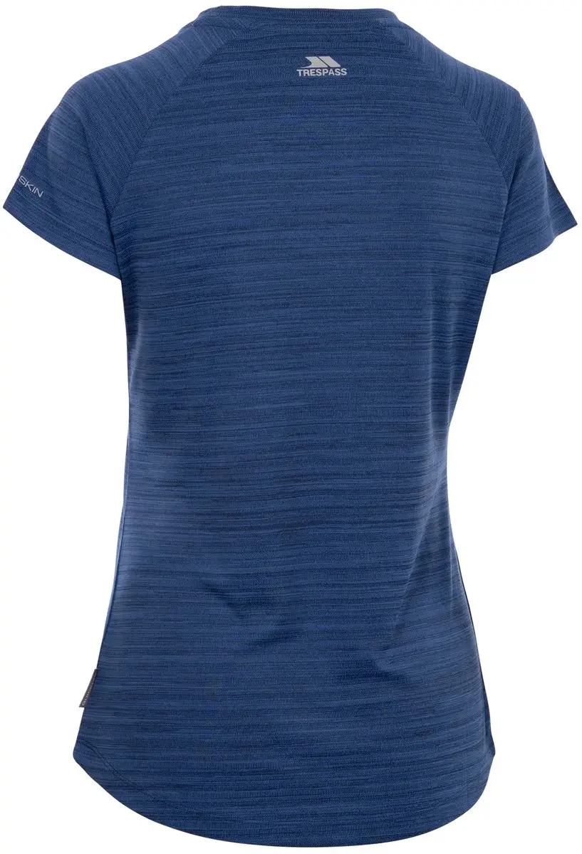 Trespass Vickland Dames T-shirt - Navy Marl - XXL - afbeelding 6 van 6
