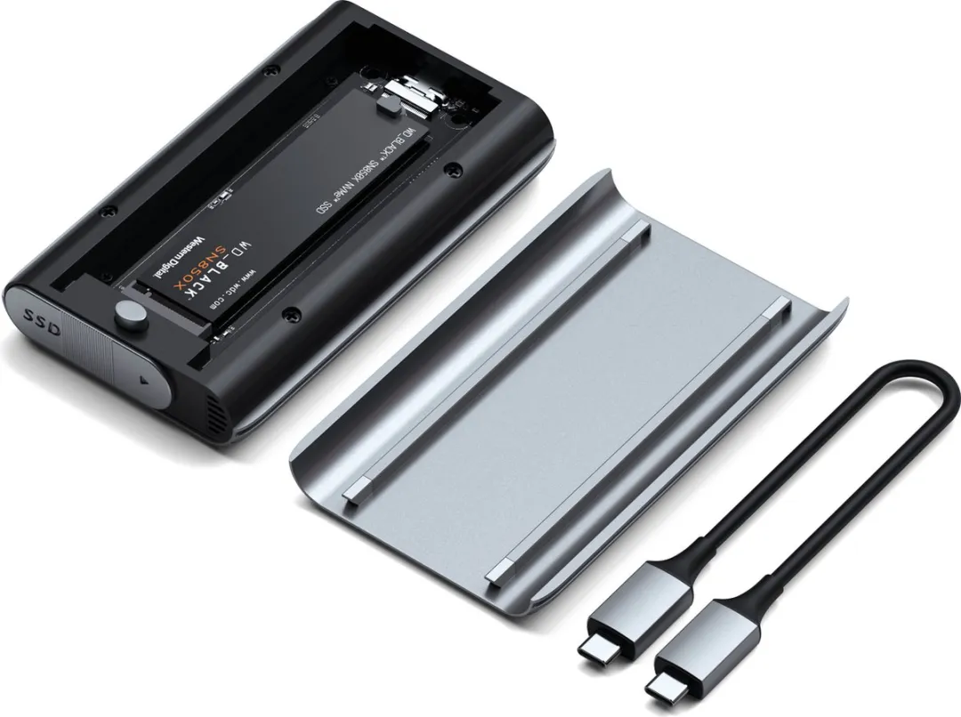 Satechi USB4 NVMe SSD Pro Enclosure - Grijs