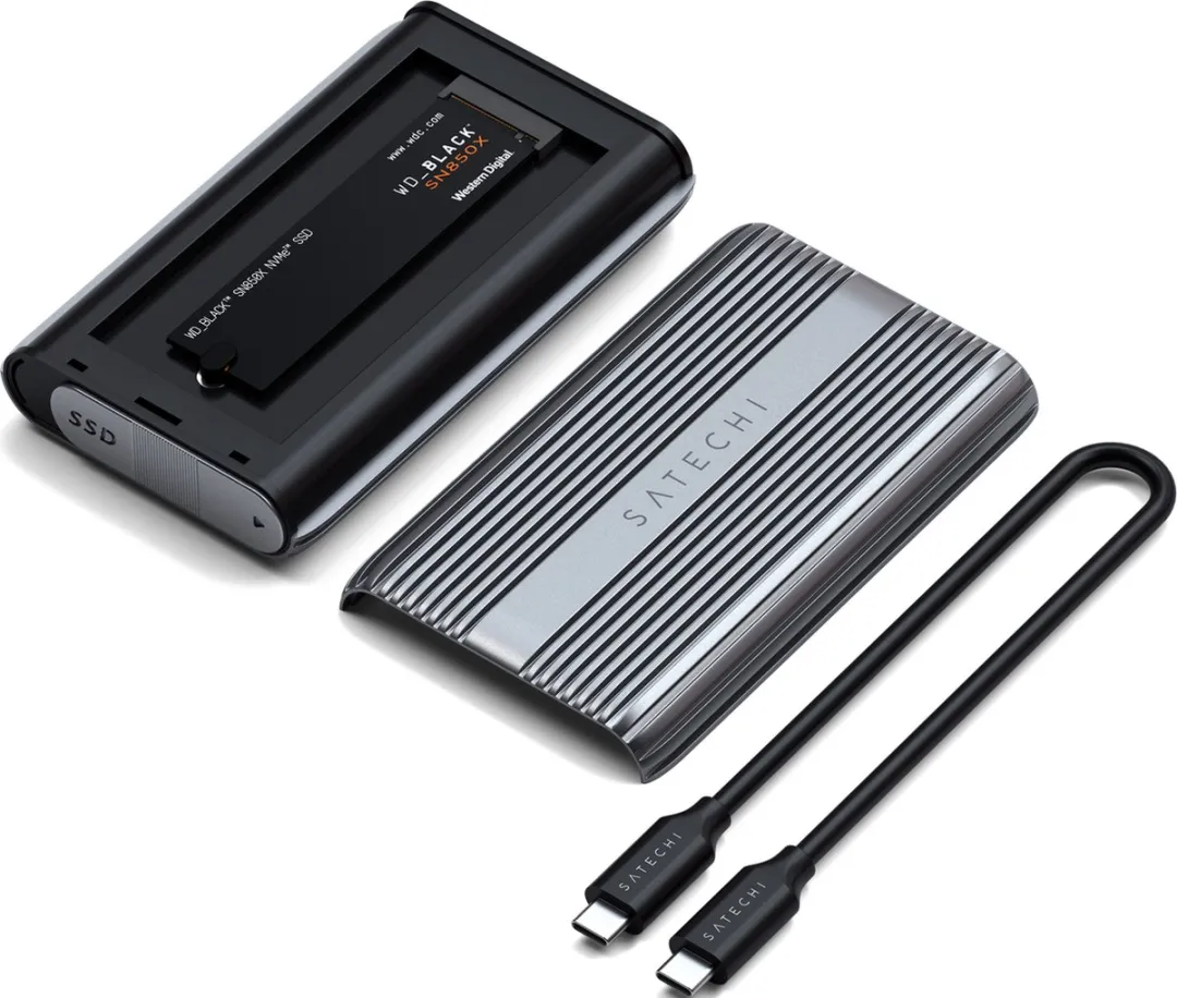 Satechi USB4 NVMe SSD Pro Enclosure - Grijs